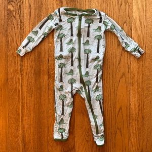 Kickee Pants Sleepwear / Lizard Pattern / 9-12 mo